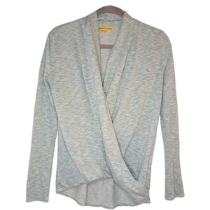 Mesh & Lace Soft Wrap Style Top Size XS